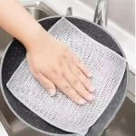 اسکاچ ظرفشویی آشپزخانه مربعی دو لایه